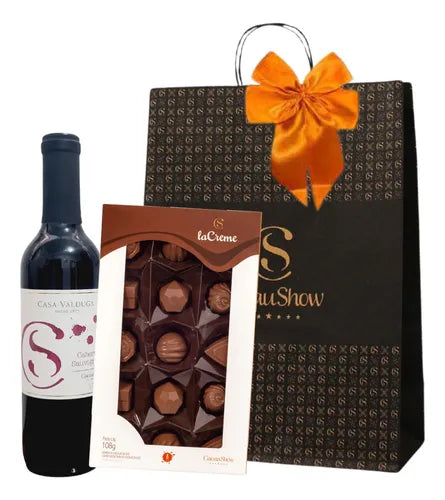 Presenteie Seu Amor Com Vinho E Chocolate Te Amo Cacau Show