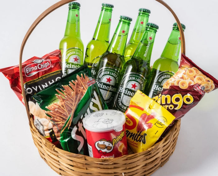 Cesta de Cervejas - Heineken
