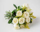 Buquê de 12 Rosas Brancas
