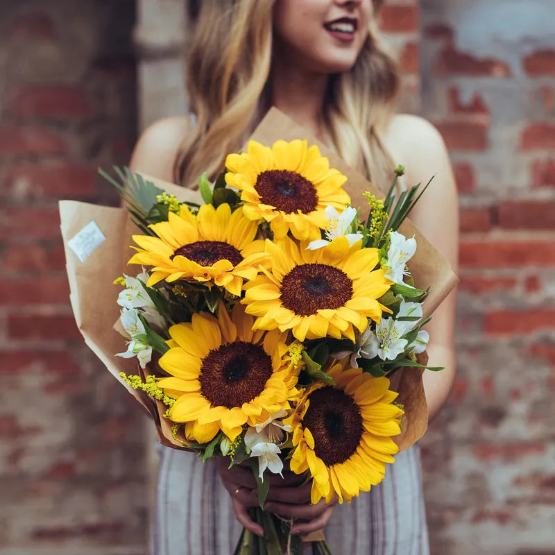 Buquê de 5 Girassóis