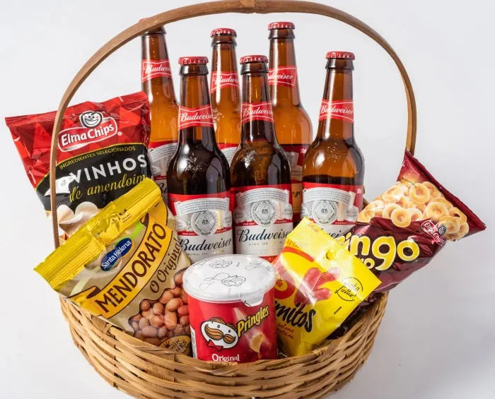 Cesta de Cervejas - Budweiser