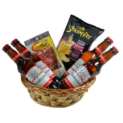 Cestas Petiscos e Budweiser