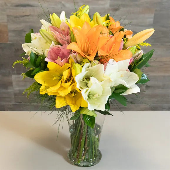 Vaso Premium de Lírios