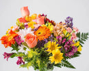Arranjo  de Flores do Campo Coloridas em Vaso