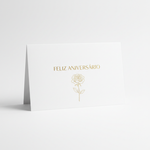 Cartão Personalizado - Feliz Aniversário