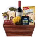 Cesta Flores, Queijos e Vinho