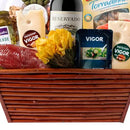 Cesta Flores, Queijos e Vinho