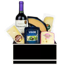 Cesta Gourmet de Queijo e Vinhos
