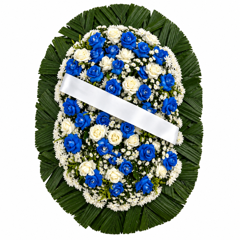 Coroa Grande Azul e Branca | Entrega Rápida em SJC e Jacareí