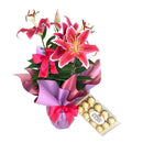 Lírio Plantado Com Chocolate